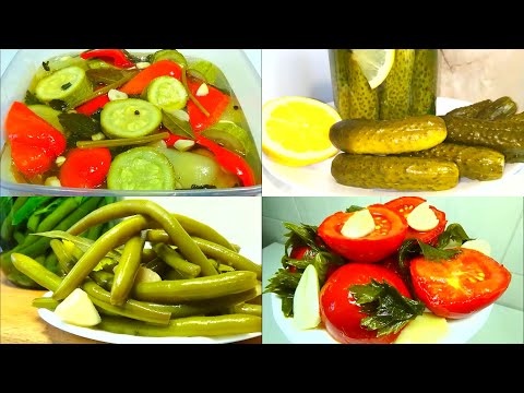 Видео: 4 Лучших Рецепта Маринованных Овощей Быстрого Приготовления!