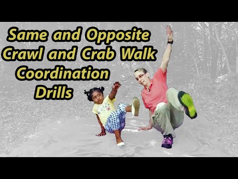 Видео: Ползание на той же стороне и противоположные стороны: Координация детской физиотерапии № 3