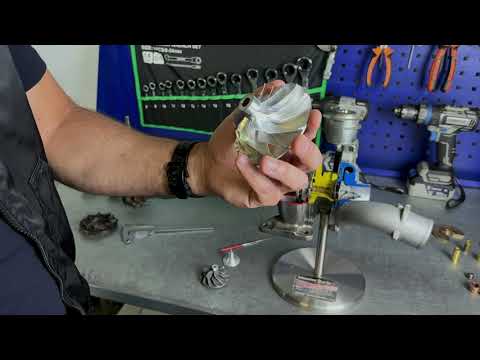 Видео: Выход турбины из строя из-за попаданий посторонних предметов