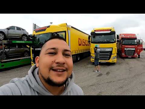 Видео: Напазарувахме си от Германия | Част 4 от курса до Англия | Denis Kadirow TruckVloger