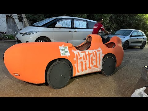 Видео: Покрасили солнцемобиль!