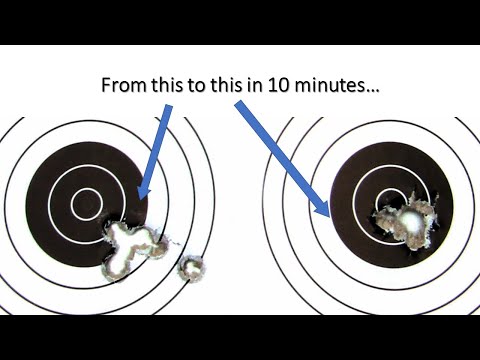 Видео: Улучшите кучность стрельбы из пневматической винтовки менее чем за 10 минут — почистите ствол. По...