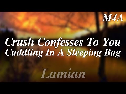 Видео: [M4A] Crush признаётся тебе — обнимашки в спальном мешке || От друзей к влюблённым ASMR RP