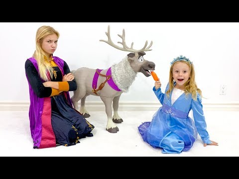 Видео: Настя и Маргарита - новые игрушки для принцесс.