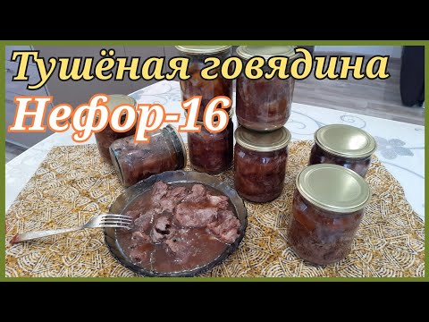 Видео: Говяжья тушёнка. Автоклав Нефор-16. Хмао-югра.