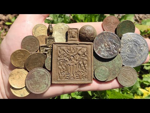 Видео: Коп монет на небитых фундаментах!💰 Неожиданные находки из земли.