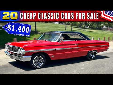 Видео: Доступные цены для водителей. 20 ЛУЧШИХ ДЕШЕВЫХ НАХОДОК КЛАССИЧЕСКИХ АВТОМОБИЛЕЙ!!