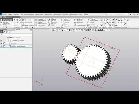 Видео: Компас 17 - шестерёнка 3D