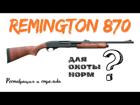 Видео: Remington 870 для охоты? Реставрация и стрельба. Особенности ружья, обзор.