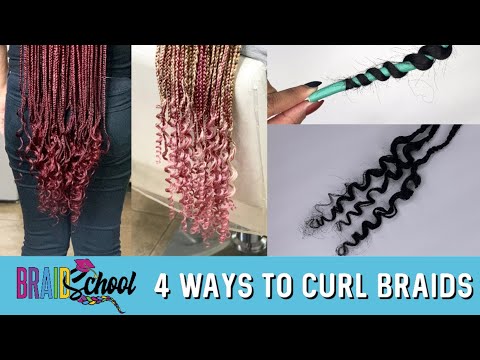 Видео: 4 способа завить косы | Braid School, выпуск 65