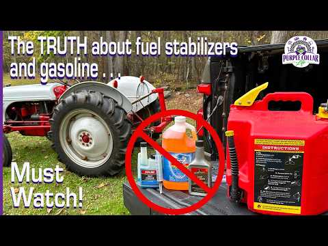 Видео: Как правильно подготовить бензин к зимнему использованию и хранению. Трактор Ford 8N