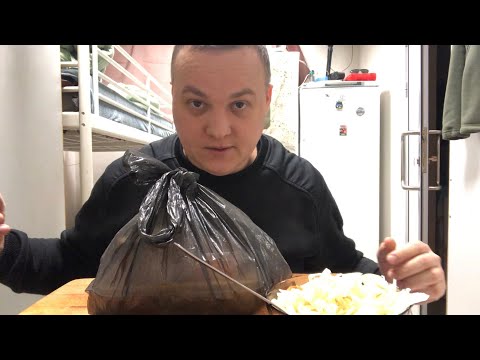 Видео: Перекус строителя чек мукбанг mukbang