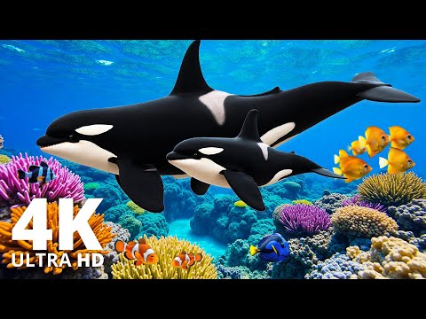 Видео: Целебная фортепианная музыка с потрясающим видом океана в 4K 🎶 для глубокого сна и снятия стресса