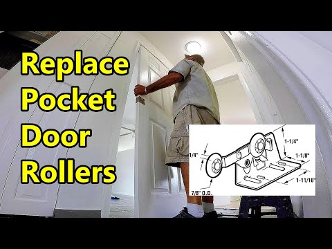 Видео: Как заменить ролики на раздвижной двери
