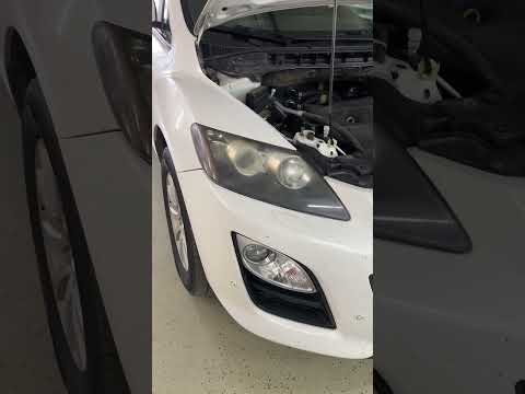 Видео: Mazda CX-7 замена стёкол фар и светодиодные модули Technik Division 3" 4300K