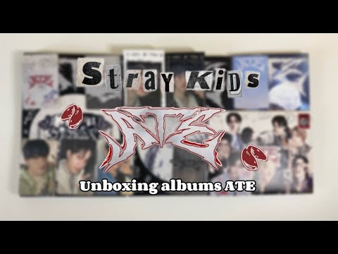 Видео: ♡unpacking albums stray kids ATE/ довели до слез...♡