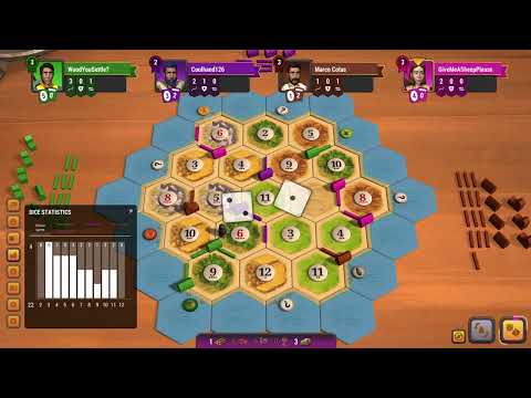 Видео: Колонизаторы - Когда нельзя расслабляться! Игра с комментариями. Catan Universe