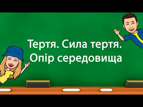 Видео: Тертя  Сила тертя  Опір середовища