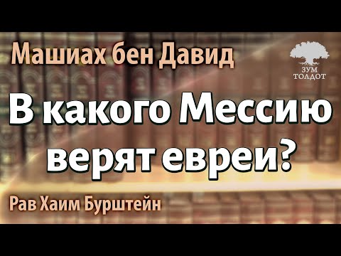 Видео: В какого Мессию верят евреи? Рав Хаим Бурштейн