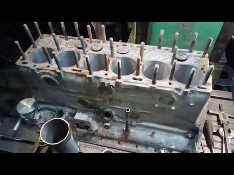Видео: Блок цилиндров газ-51...готовим к гильзовке ;))))
