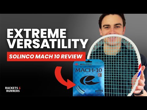 Видео: Один из самых универсальных полиэстеров на рынке! Обзор Solinco MACH-10 | Ракетки и бегунки