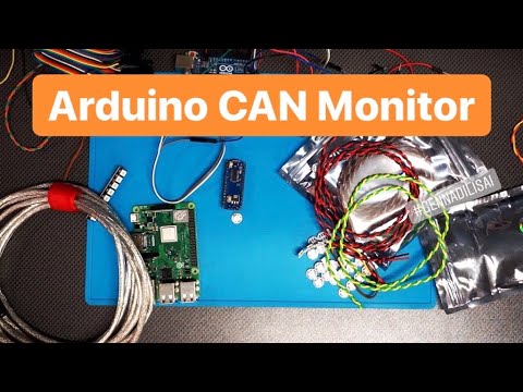Видео: Arduino CAN Monitor (простейший монитор шины CAN)