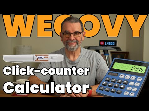 Видео: Дневники Монджаро - Калькулятор количества кликов Wegovy - Версия 1 - (Ссылка в описании)