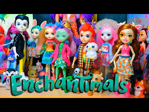 Видео: Моя коллекция Enchantimals