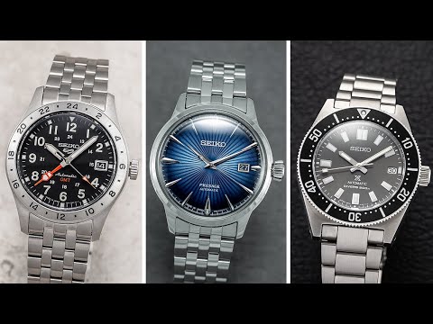 Видео: Создание полных коллекций часов с Seiko — 5 типов коллекций и более 20 упомянутых часов