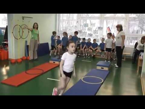 Видео: Спортивная эстафета - Детский сад №1212