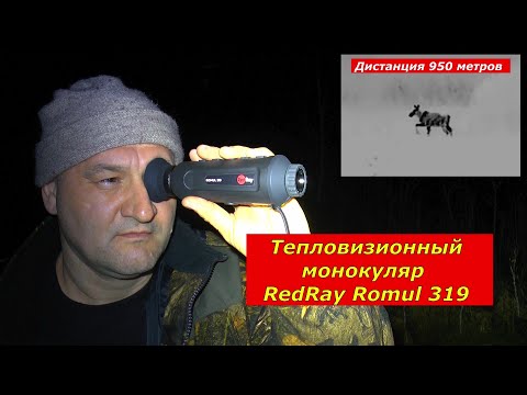 Видео: Лучшая картинка за скромные деньги! Тепловизор RedRay Romul 319.  Реальные полевые тесты!!!