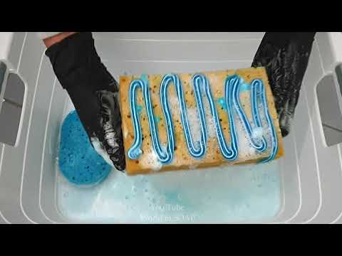 Видео: ASMR (71) Toothpaste/Sponge squeezing/Зубная паста и губки/Эксперимент удался 😊