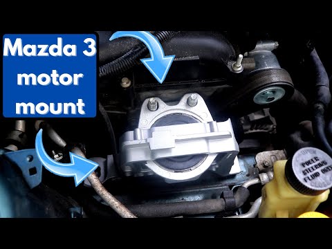 Видео: Как заменить опору двигателя Mazda 3 (2004-2013)