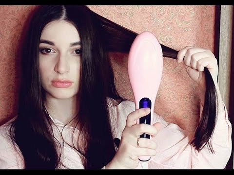 Видео: ОБЗОР Расческа-выпрямитель Fast hair Straightener Review