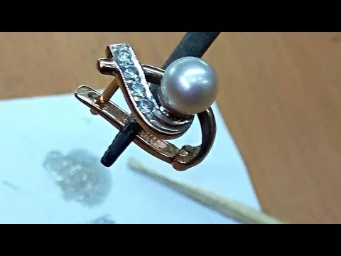 Видео: Вклейка Жемчуга в Серьги, что нужно знать ®️