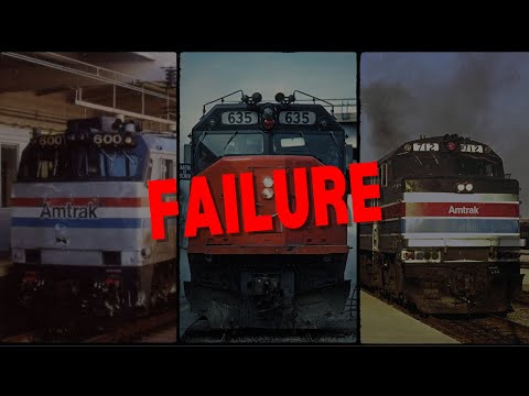 Видео: Почему первые локомотивы Amtrak оказались неудачными