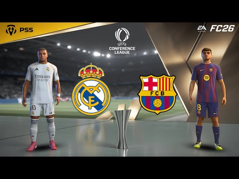 Видео: FC 26 — Реал Мадрид против Барселоны | Финал Лиги конференций УЕФА | Эпическая битва Мбаппе проти...