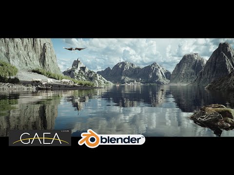 Видео: Gaea урок создание гор и текстурирование в блендер