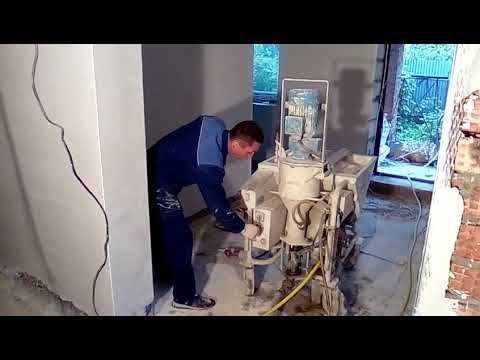 Видео: Калета 5.  Краткий обзор штукатурной станции на 380 вольт.