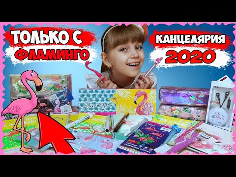 Видео: МИЛАЯ канцелярия с ФЛАМИНГО // Back To School 2020