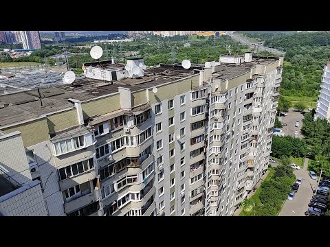 Видео: 17 этажка П-44! Лифты (КМЗ-1995 г.в), город Москва, (Митино), Пятницкое шоссе, 16 подъезд 3