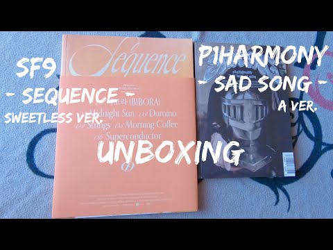 Видео: ?! SAD & SWEETLESS?! FNC boys! | unboxing SF9 - Sequence | P1HARMONY - Sad Song | распаковка kpop
