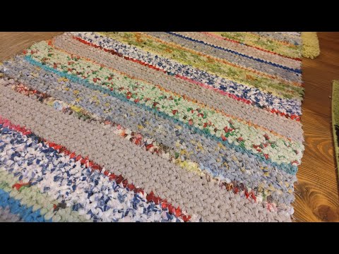 Видео: Мастер класс! Навязала  бабушкиных половиков для дома!