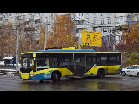 Видео: Троллейбус ВМЗ-5298.01 "Авангард"-4137. Покатушки по Барнаулу.