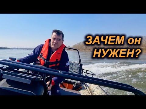 Видео: ПРОВЕРЯЕМ на ВОДЕ. ОТКИДНОЙ ТРАНЕЦ ВИНТ-ВОДОМЕТ.