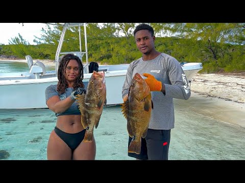 Видео: ГИГАНТСКИЙ НАССАУСКИЙ ГРУПЕР - Багамские острова Catch & Cook