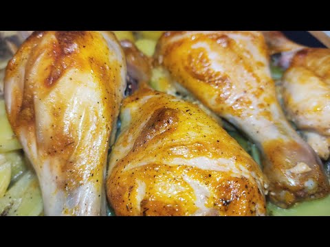 Видео: КУРИНЫЕ НОЖКИ с молодой КАРТОШЕЧКОЙ.