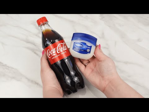 Видео: Смешайте вазелин и кока-колу и посмотрите, что получится. Идеально для зимы!