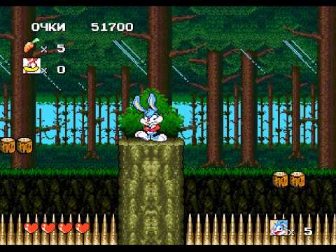Видео: [Rus] Летсплей Tiny Toon Adventures: Buster's Hidden Treasure. #1