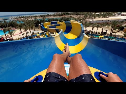 Видео: ОФИГЕТЬ - AQUA PARK - ЕГИПЕТ ! Calimera Blend Paradise & White Valley Palace(Ex.Golden Five)Хургада